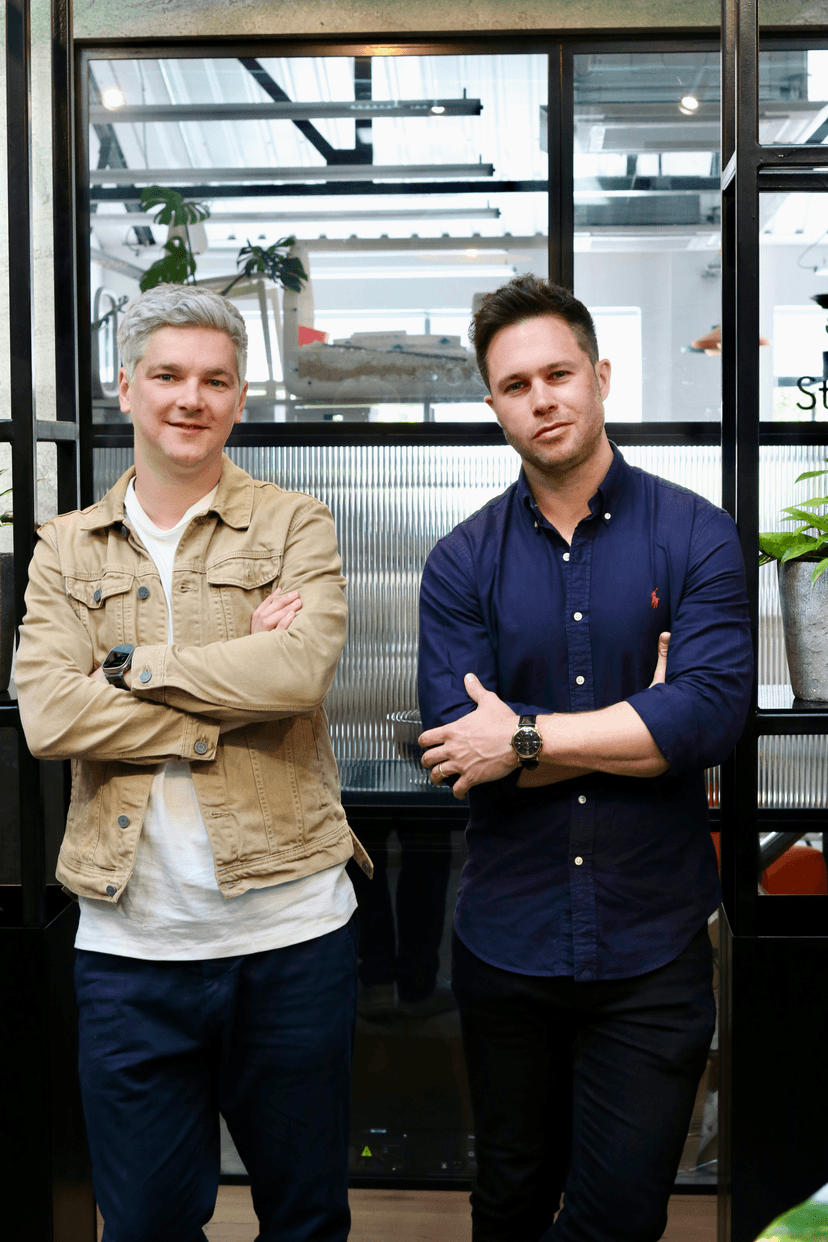 Ally and Oz, co-founders of Dapple