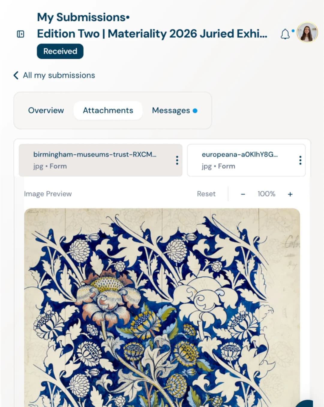 Creator account and submission tracking