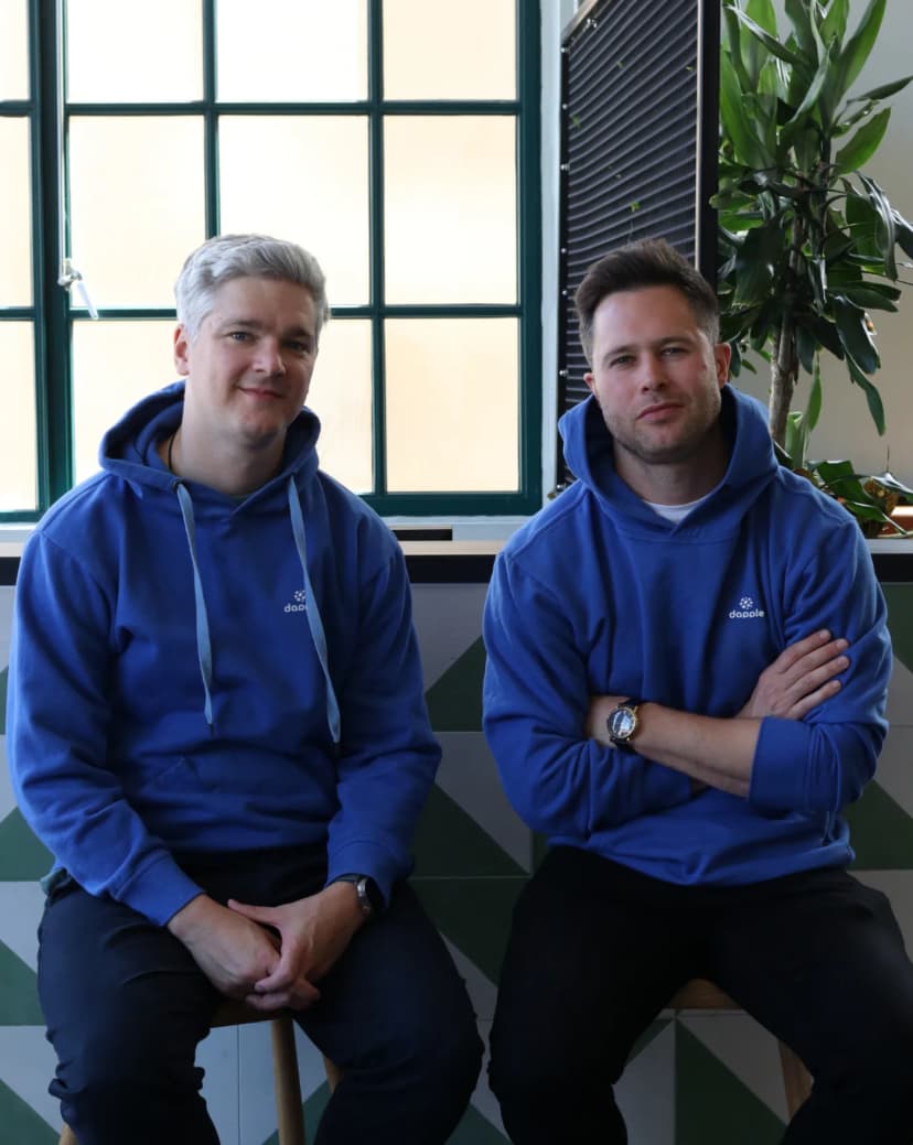 Ally and Oz, co-founders of Dapple