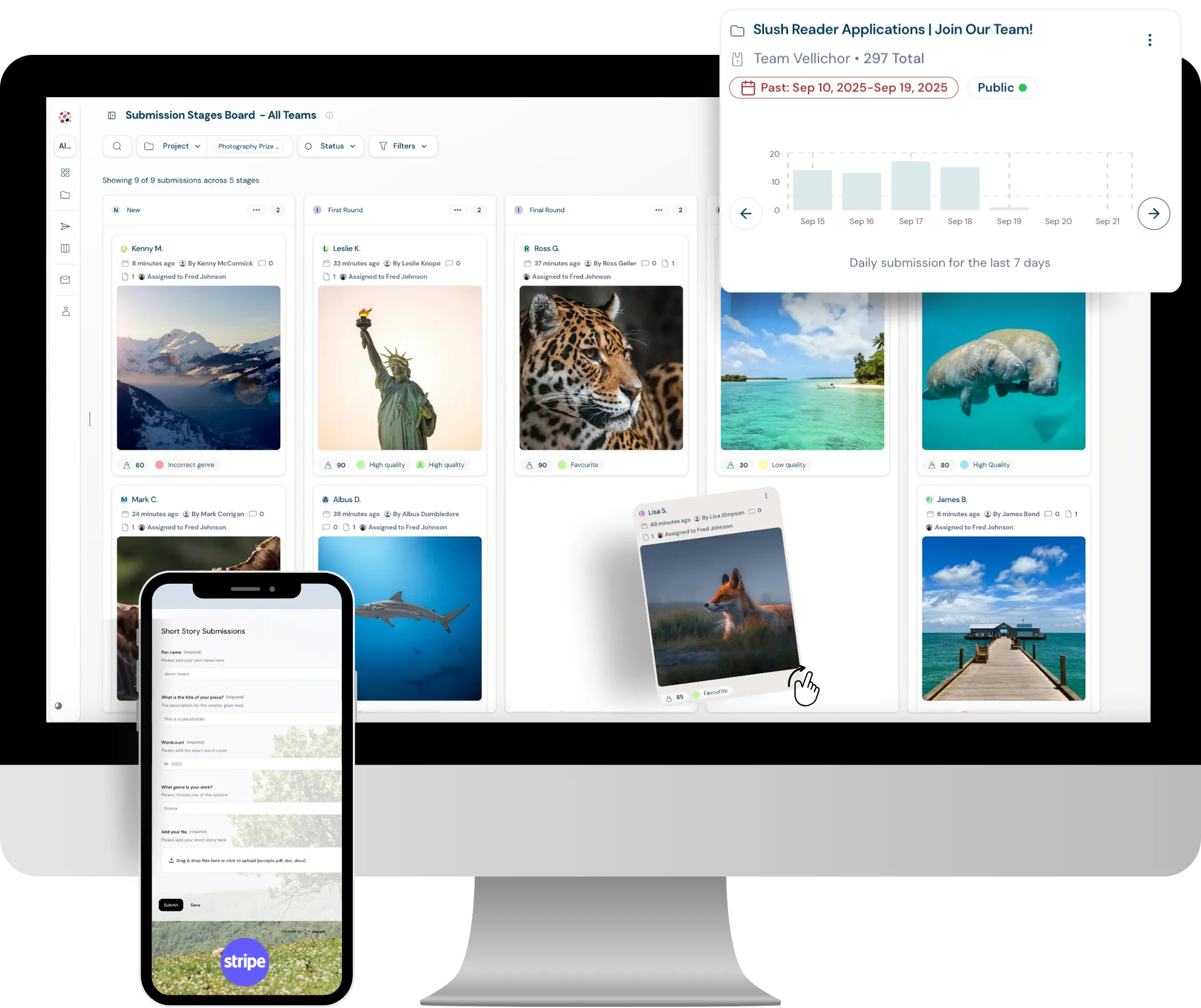 Workflow management features in Dapple